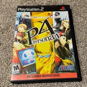 Shin Megami Tensei: Persona 4 PlayStation 2 PS2 complete video game + soundtrack